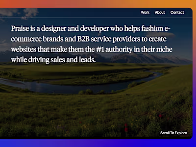 Hey all! First time posting here. Just launched my new portf...