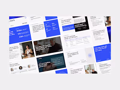 Just Dot – Minimalist Pitch Deck Template