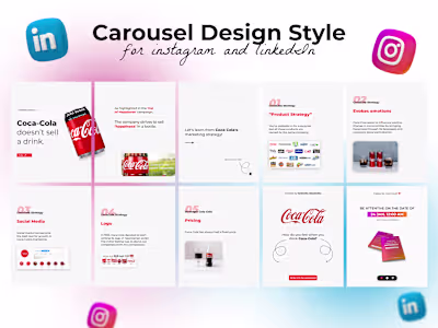 Carousel Design Style for Instagram & Linkedln