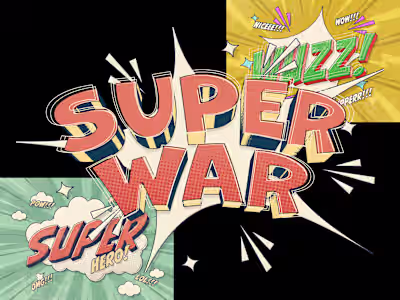 3D Comic Typography/ Text Effects