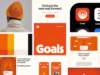 Brand and App Design for Crypto Social Savings App