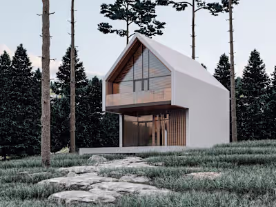 VISUALIZATION OF A FOREST HOUSE