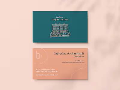 Bonjour Montreal - Brand Identity Design