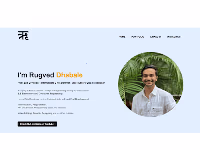 Personal Portfolio Website