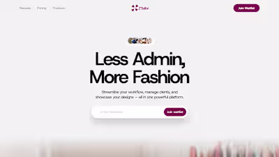 Simple and eccentric hero section , what do you guys think