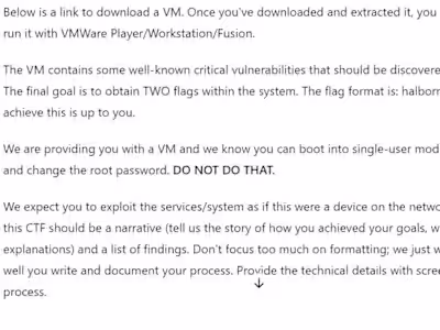 CTF Challenge - Halborn VM 
