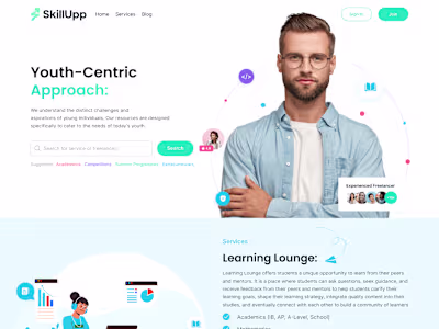 SkillUpp Web App UX/UI design
