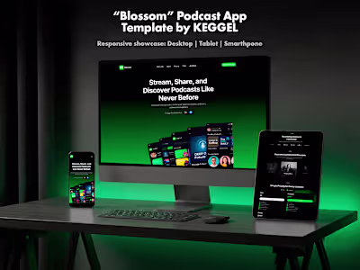 Blossom: The Ultimate Framer Website for Podcast App Launch