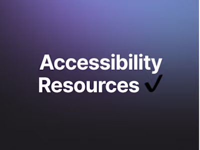 Library of Accessibility Resources