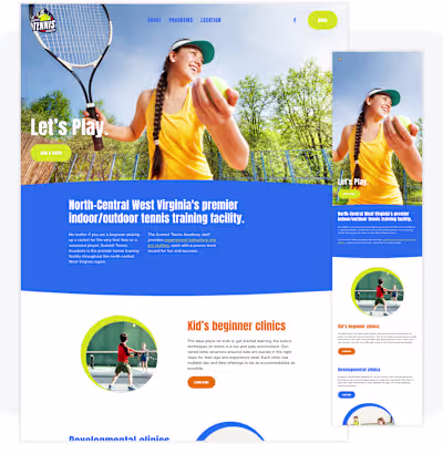 Summit Tennis Academy | Website Design & Branding