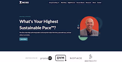 TimeBoss Website Redesign