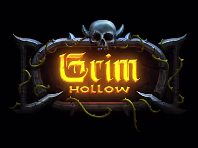 Grim Hollow Logo - Ghostfire Gaming