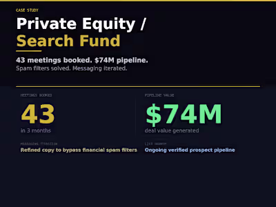 PRIVATE EQUITY / SEARCH FUND