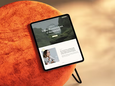 UX-Driven Squarespace Template for Coaches and Consultants
