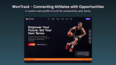 WonTrack Web Platform Development