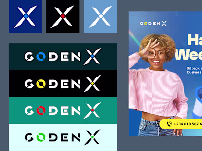 Logo + Social Media Design Project For GODENX