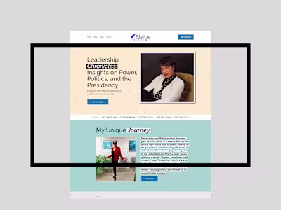 Author Squarespace Website