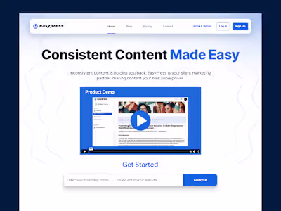Easypress.ai SaaS Application