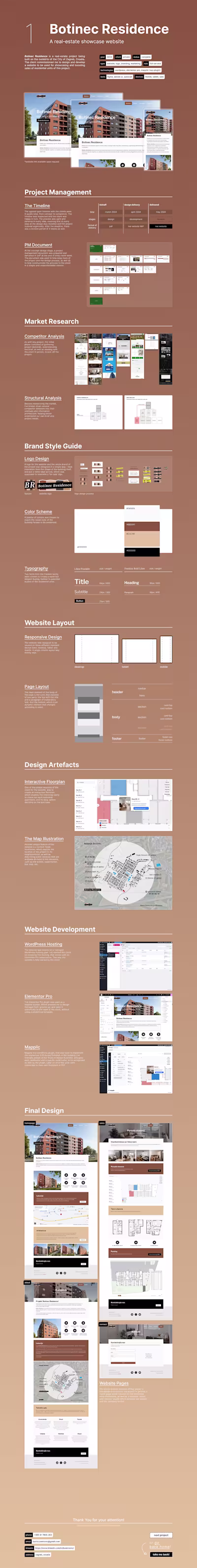 A real-estate showcase website.