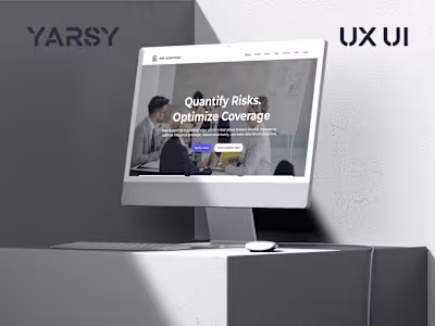 Risk Management Website - Redesign | Financial | SaaS