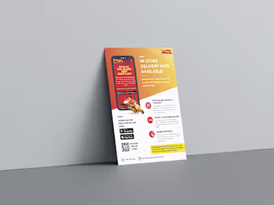 Promotional Flyer - Pepe's Piri Prir