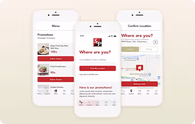 S&P Food Delivery App