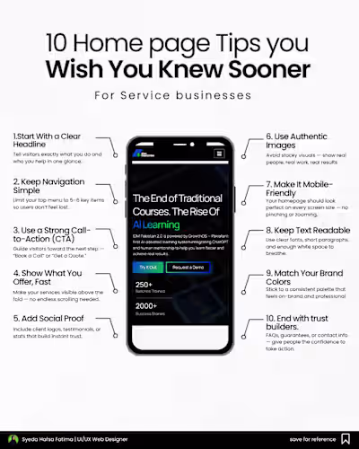 10 Homepage Design Tips for a High-Converting Website! Strug...