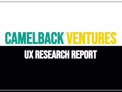CBV UX RESEARCH REPORT