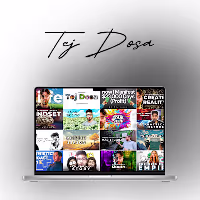 YouTube Video Editor & Storyteller - For Tej Dosa