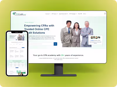 Finance E-learning Website Redesign and Conversion Optimization