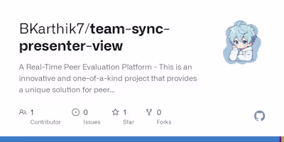 Team Sync Presenter View: Real-Time Peer Evaluation Platform