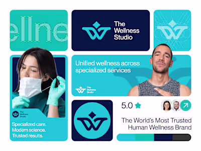 The Wellness Studio - Logo & Branding For a Wellness Brand (...