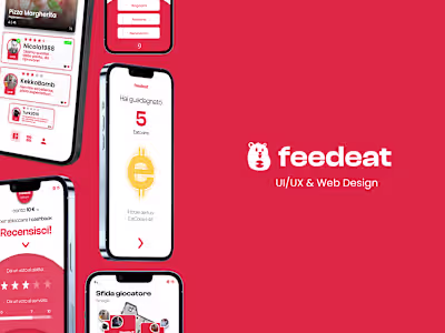 FeedEat - UI/UX & Web Design