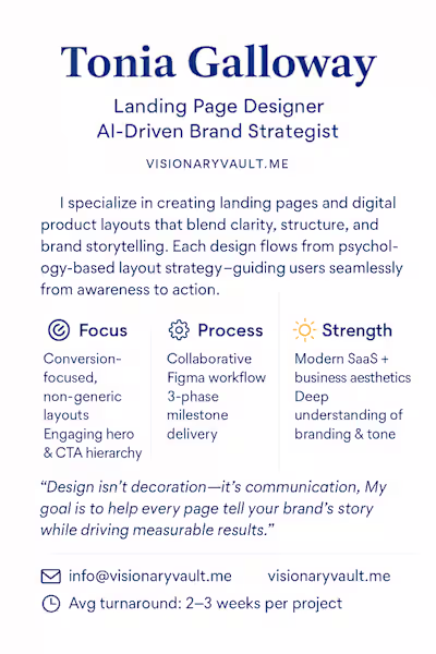 Landing Page Designer