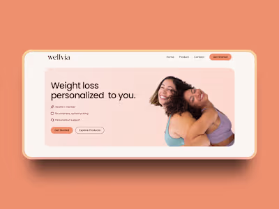 Website Redesign for Wellvia