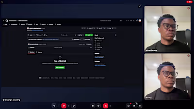 Currently engineering a video conferencing platform leveragi...
