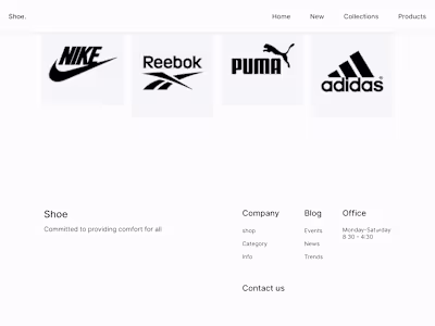 Brand landing page