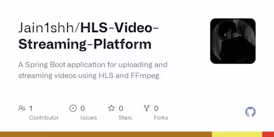 HLS Video Streaming Platform Development