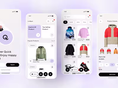 E-Commerce Shopping Mobile App