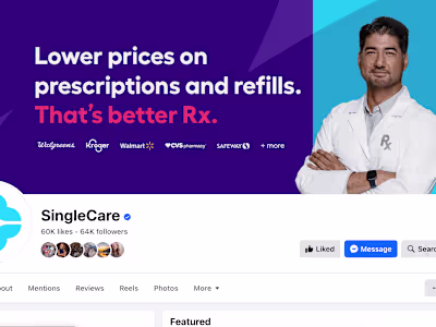 Social strategy for SingleCare