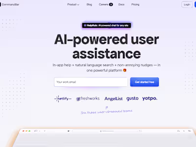 CommandBar | AI-powered user assistance