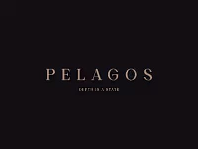 Underwater Luxury Restaurant Brand Identity for Pelagos