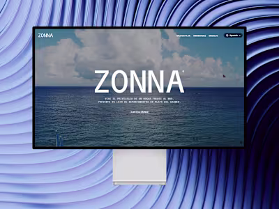 Zonna — Motion & Interaction Design