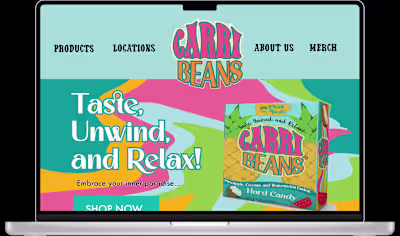 UX/UI- Carri-Beans Candy