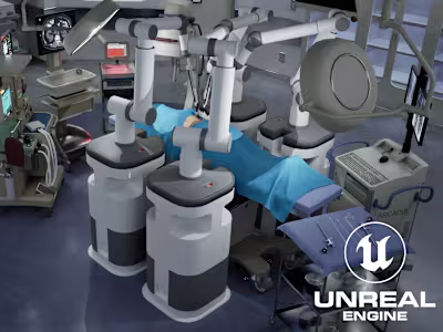 UE5 Surgical Robot Simulator Level Design Upgrade