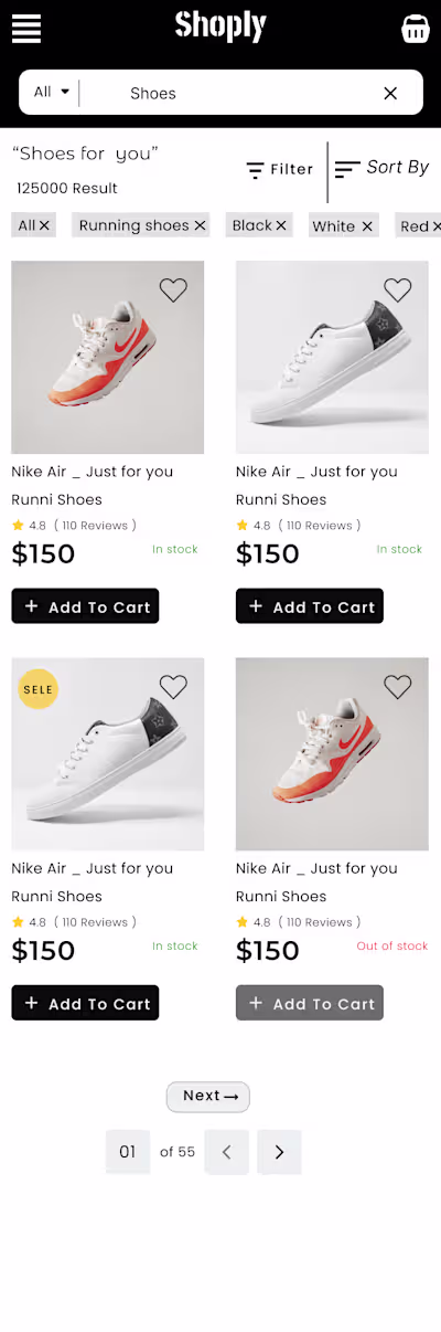 Shoply - A Seamless & Intuitive E-commerce Experience- mobile