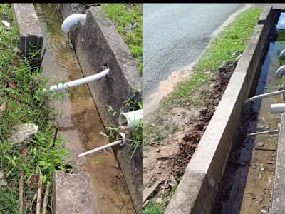 Box drain repair