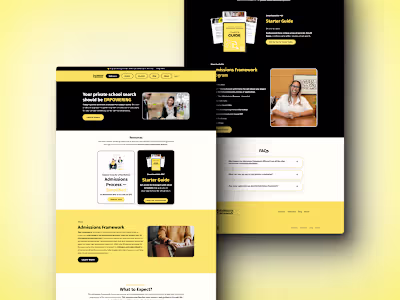 The Admissions Framework by Fiona Farrahi | Kajabi Website
