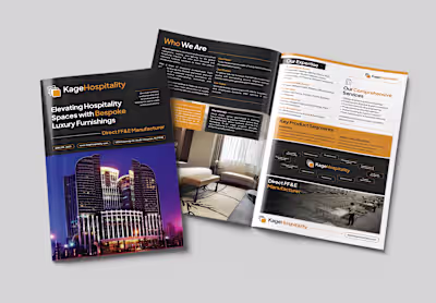 Kage Hospitality Bifold Brochure Design