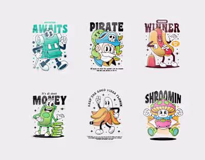 Retro Mascot Illustration